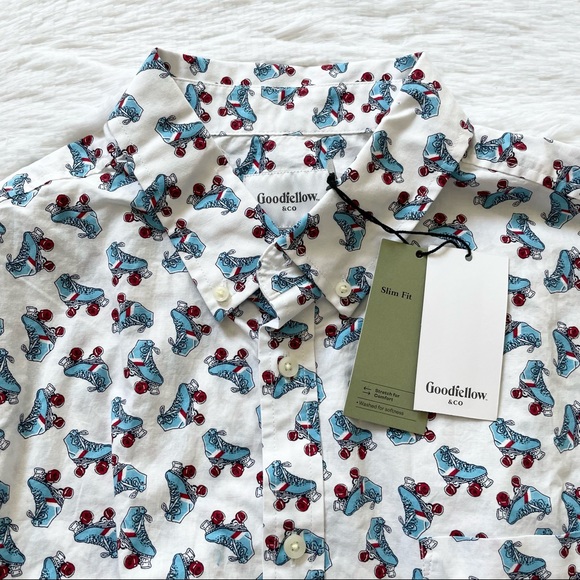 Goodiellow & Co Button Down Polo Mens Size XL - Picture 5 of 7